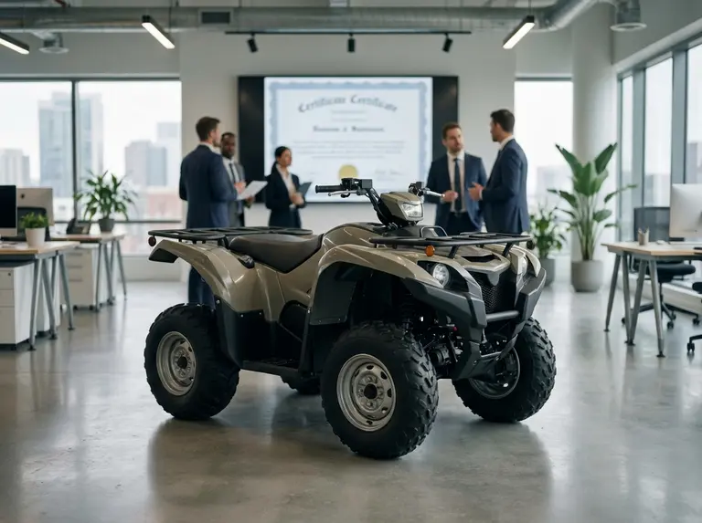 Сертификат на квадроциклы